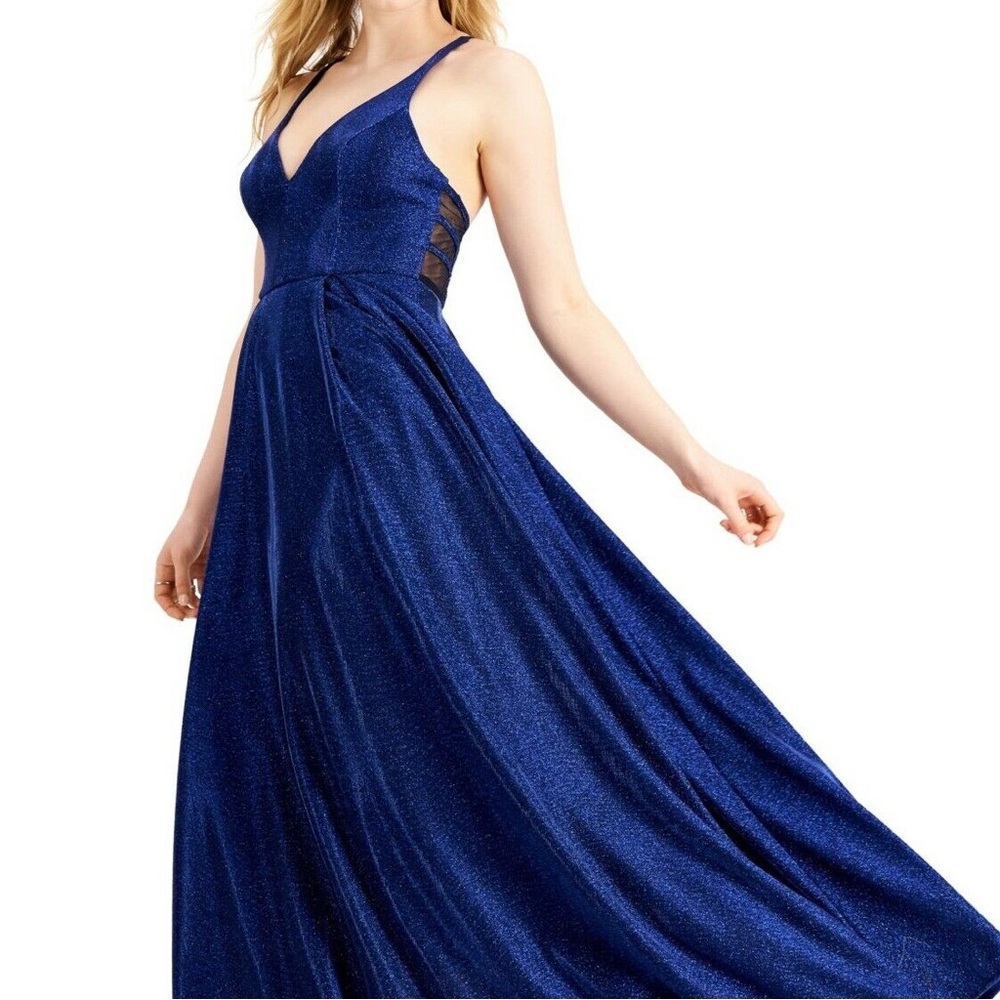 Sparkly blue dress